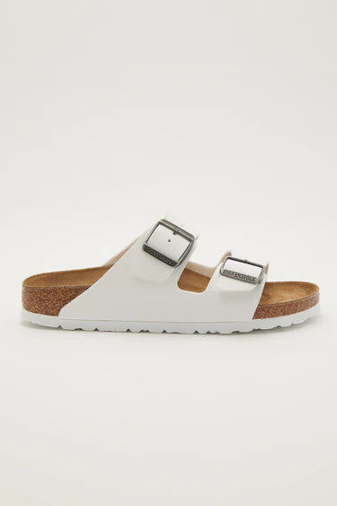 Birkenstock Arizona White Birko-Flor Regular