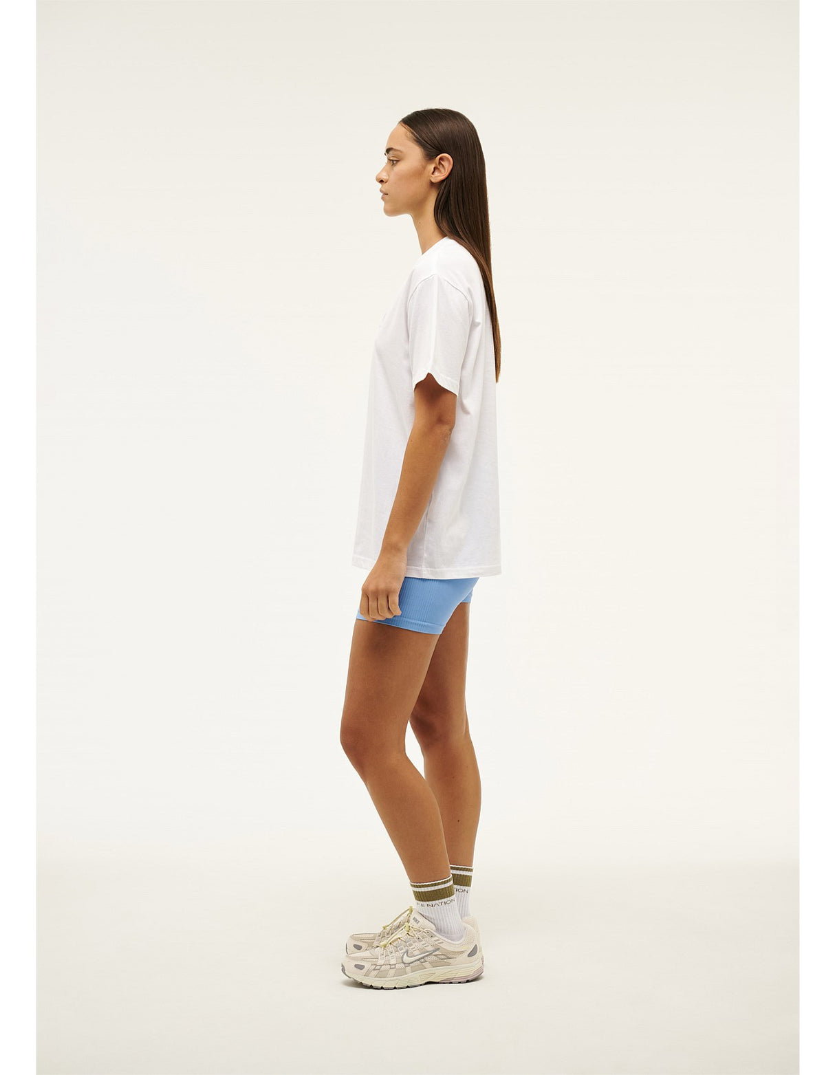 Aero Short Sleeve Shirt | White/Cornflower Blue