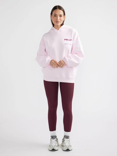 Tennis Logo Hoodie | Candy Pink