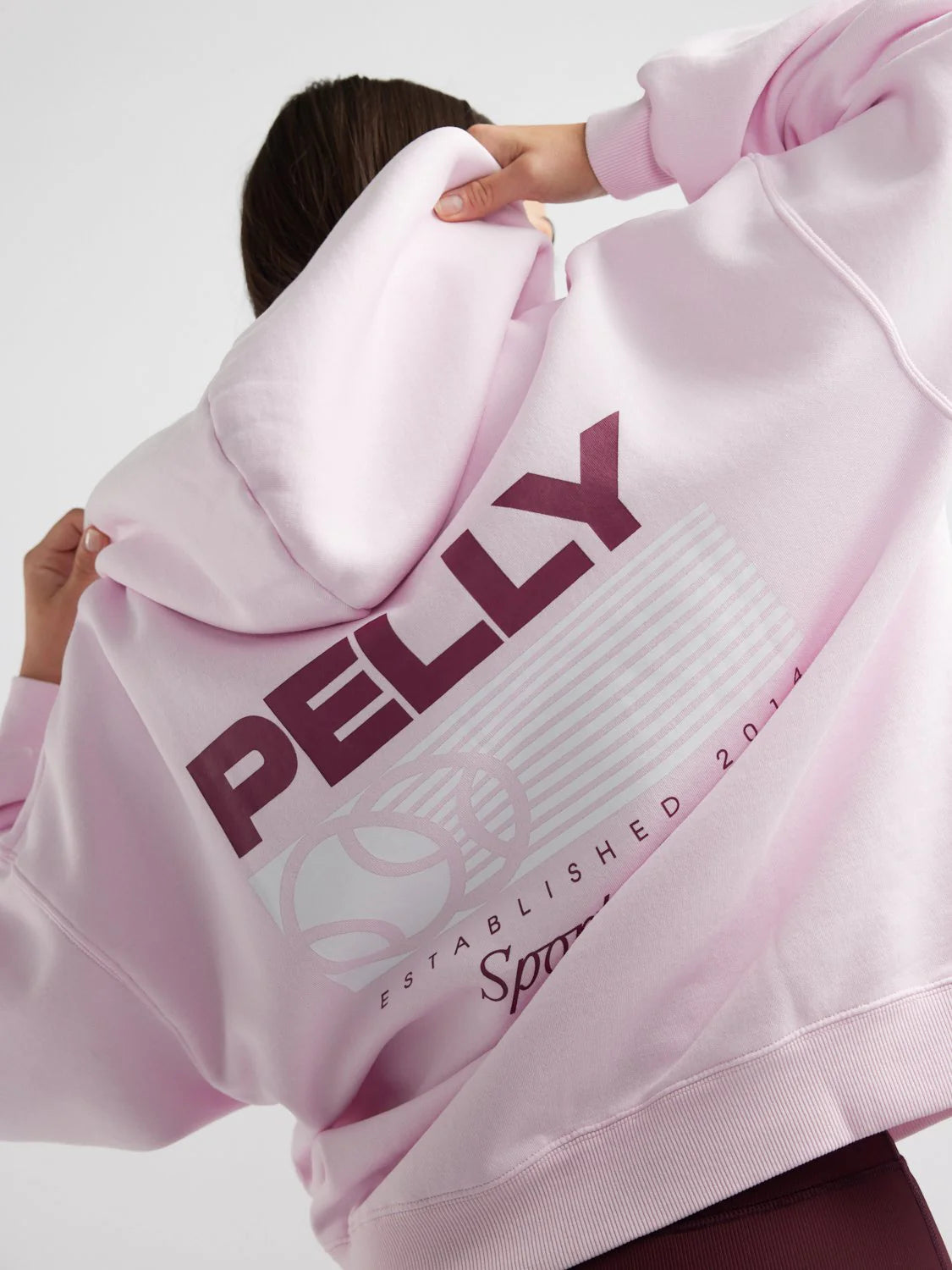 Tennis Logo Hoodie | Candy Pink