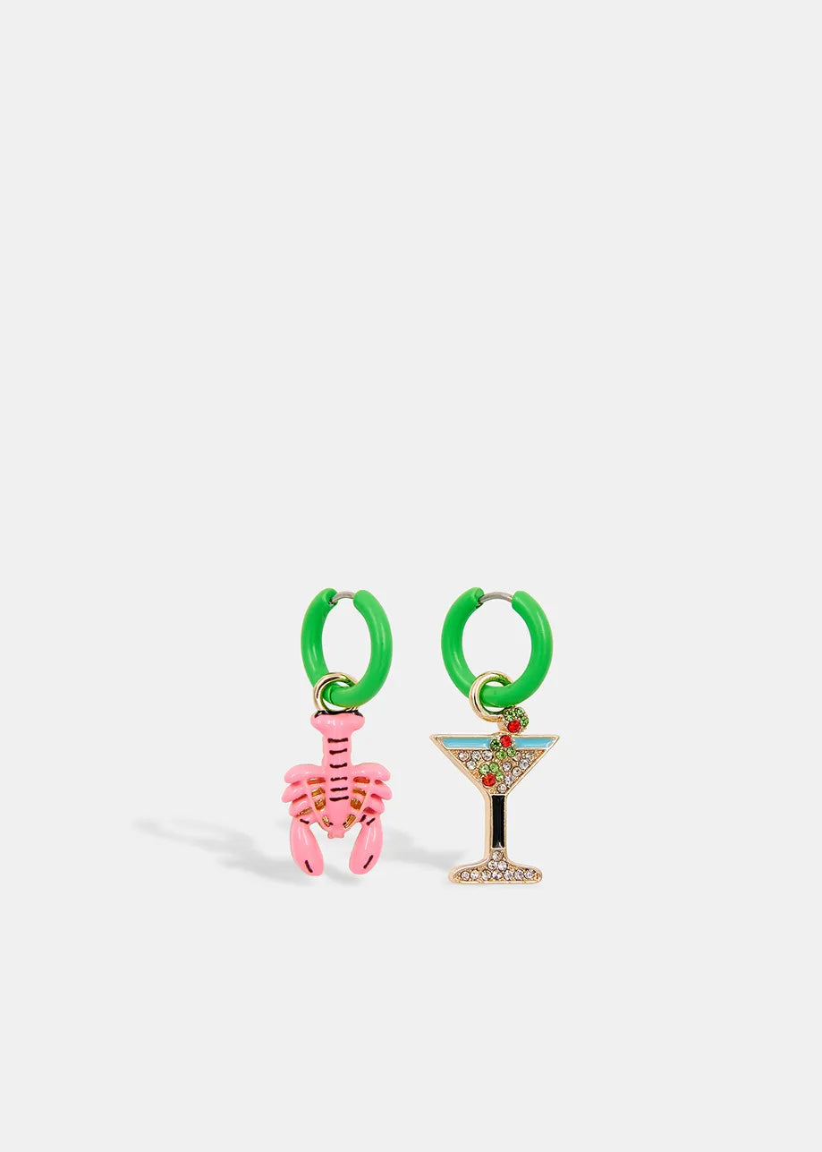 Flobster The Lobster Earring | Neon Green