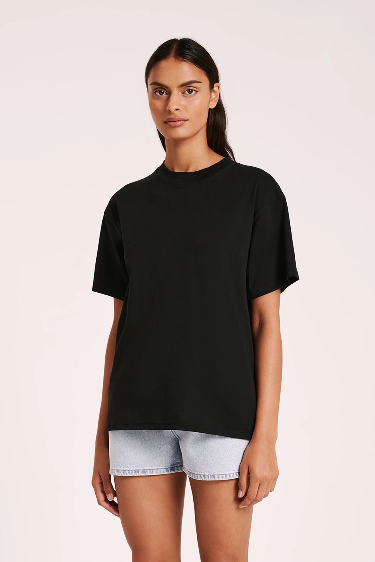 Organic Boyfriend Tee | Black