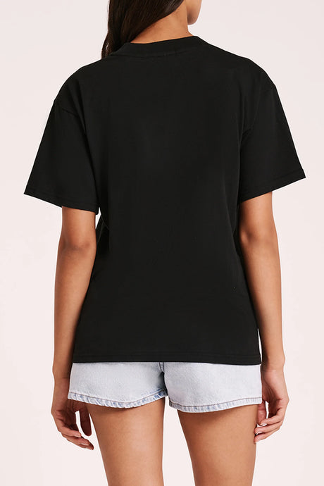 Organic Boyfriend Tee | Black