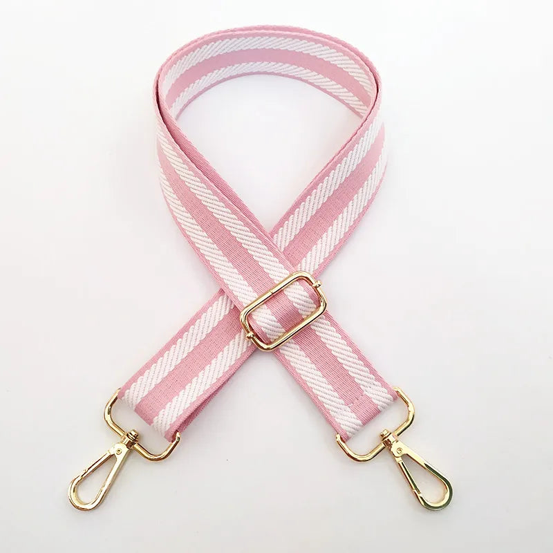 Bag Strap Polyester Colour Block | Pink