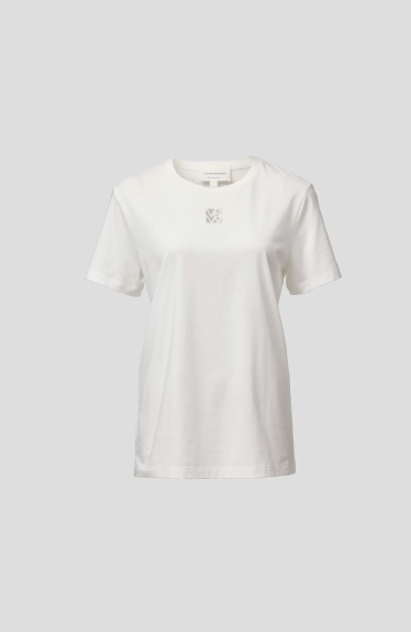 V&W Cut Out Tee | Ivory