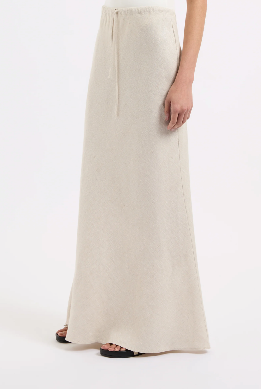 Amani Linen Skirt | Natural