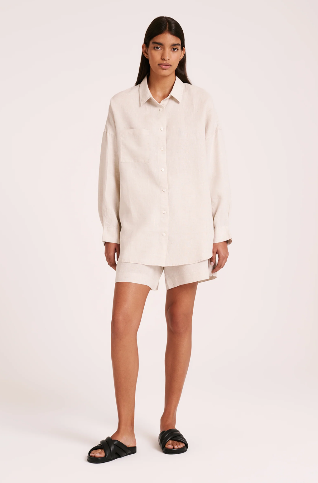 Lounge Heritage Linen Shirt | Natural