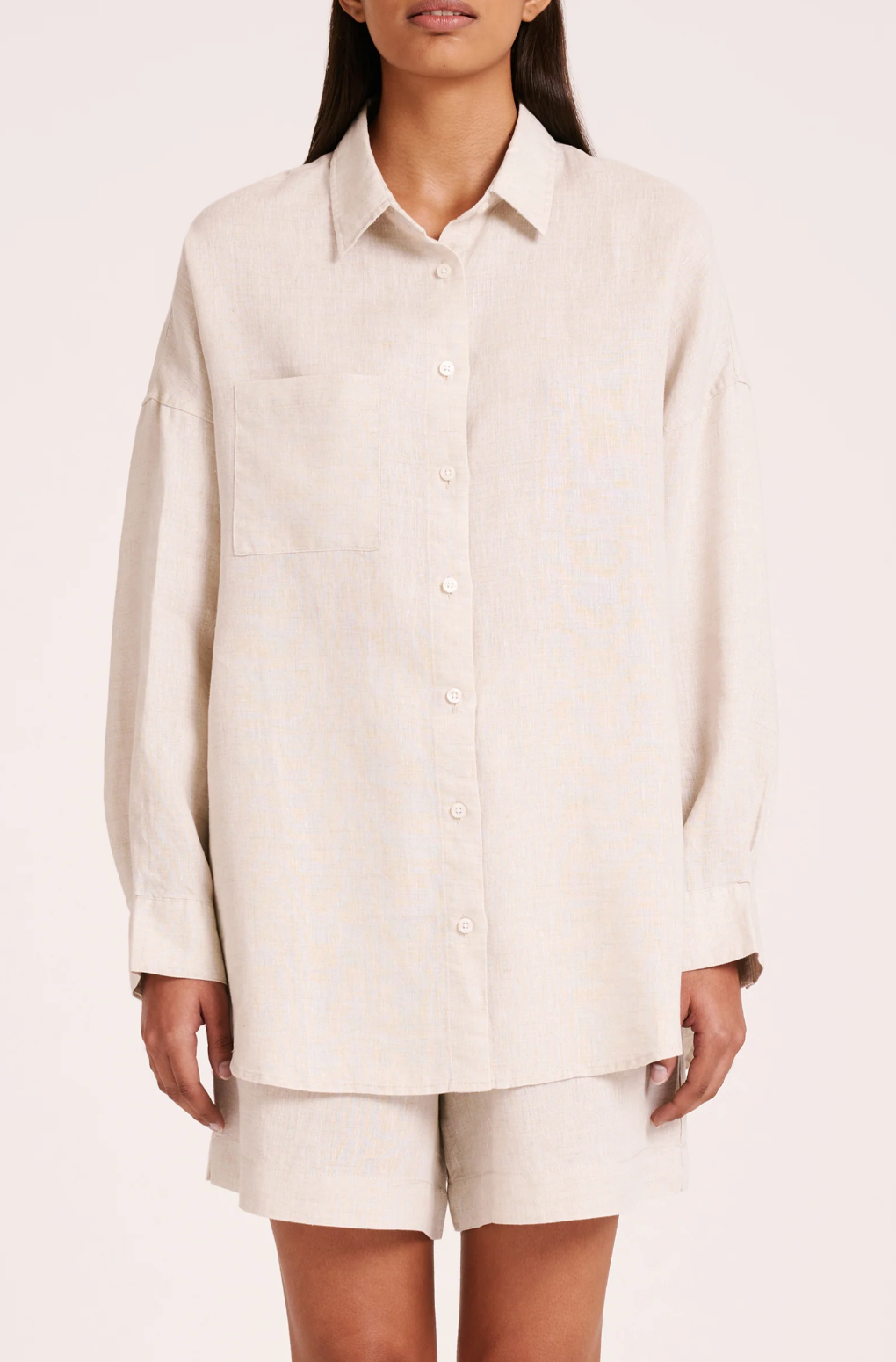 Lounge Heritage Linen Shirt | Natural