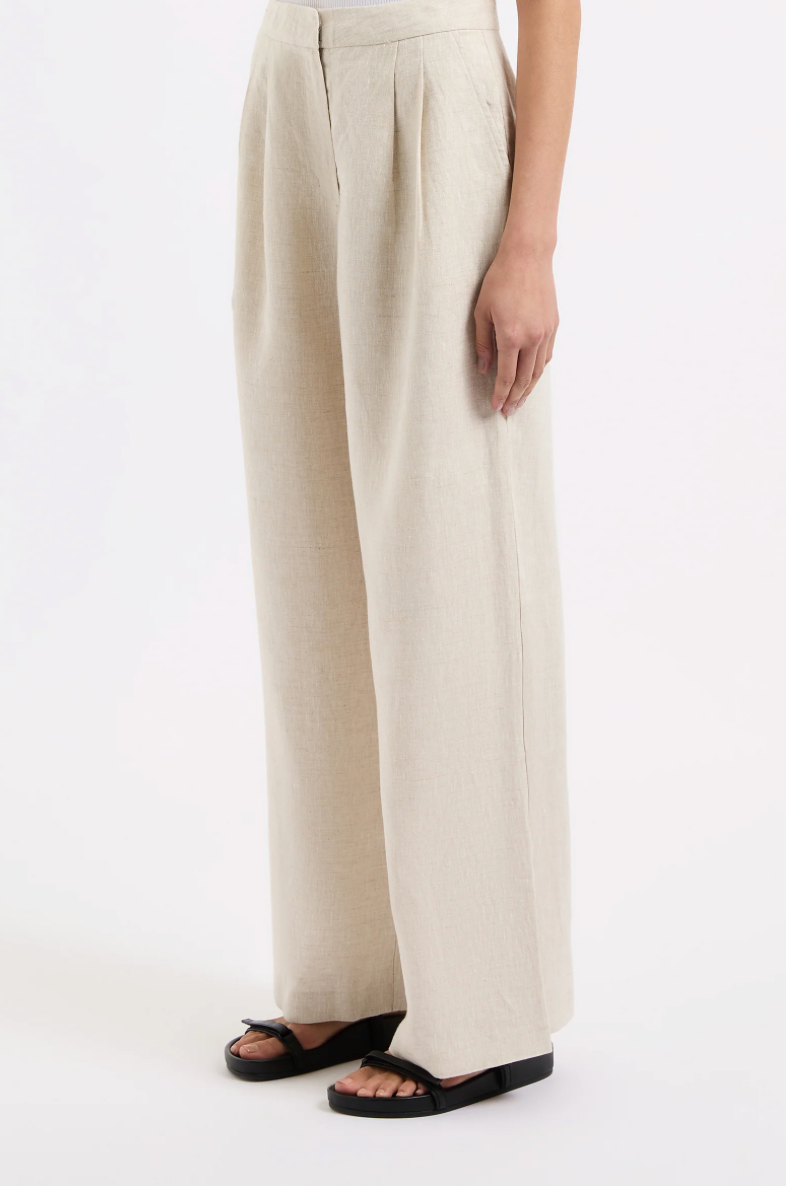 Thilda Linen Pant | Natural