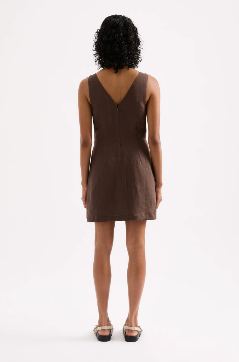 Blair Linen Mini Dress | Clove