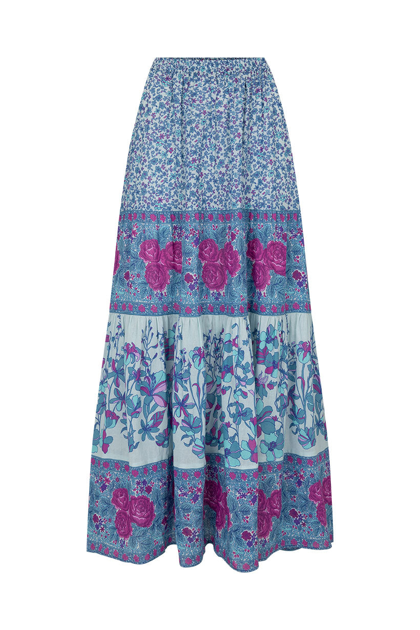 Love Jetty Maxi Skirt | Blue Nirvana