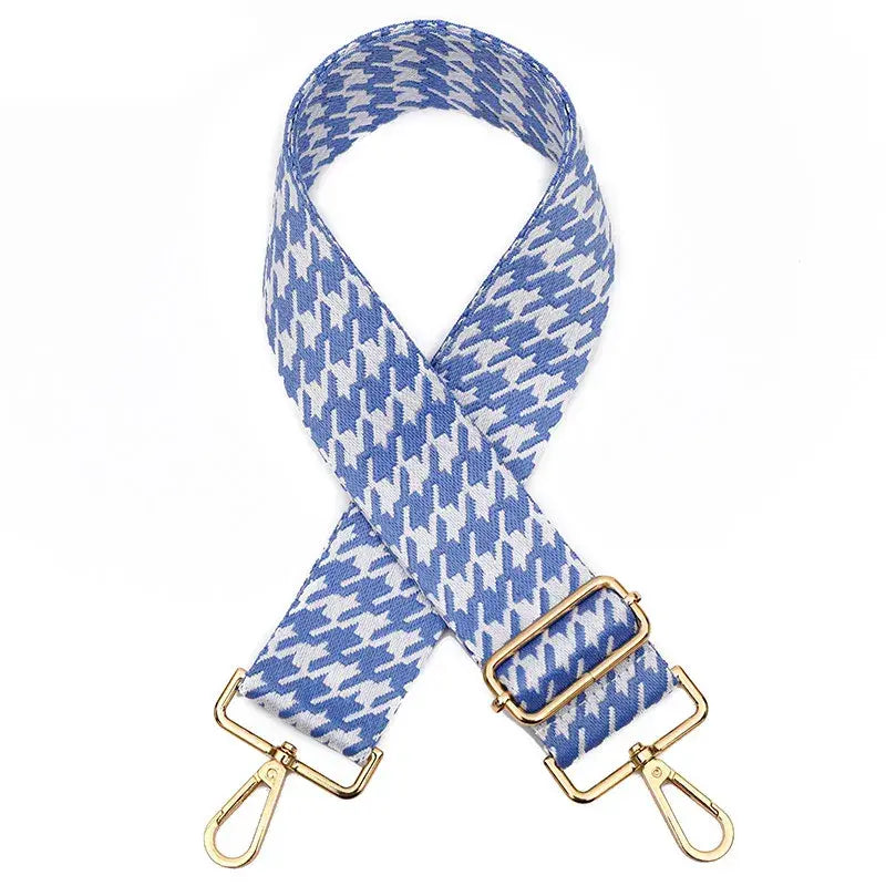 Bag Strap Polyester Colour Block | Water Blue