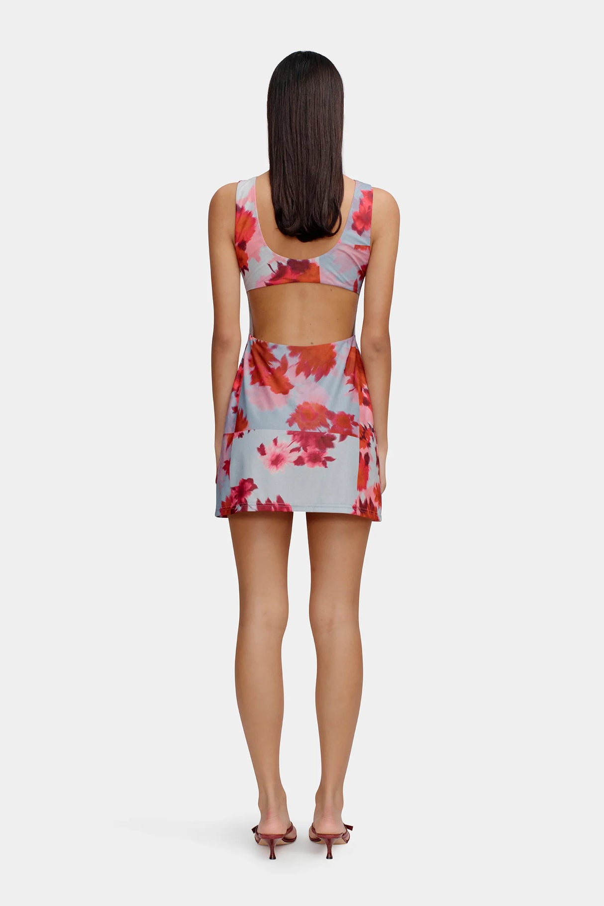 Teisha Mini Dress | Patchwork Bouquet