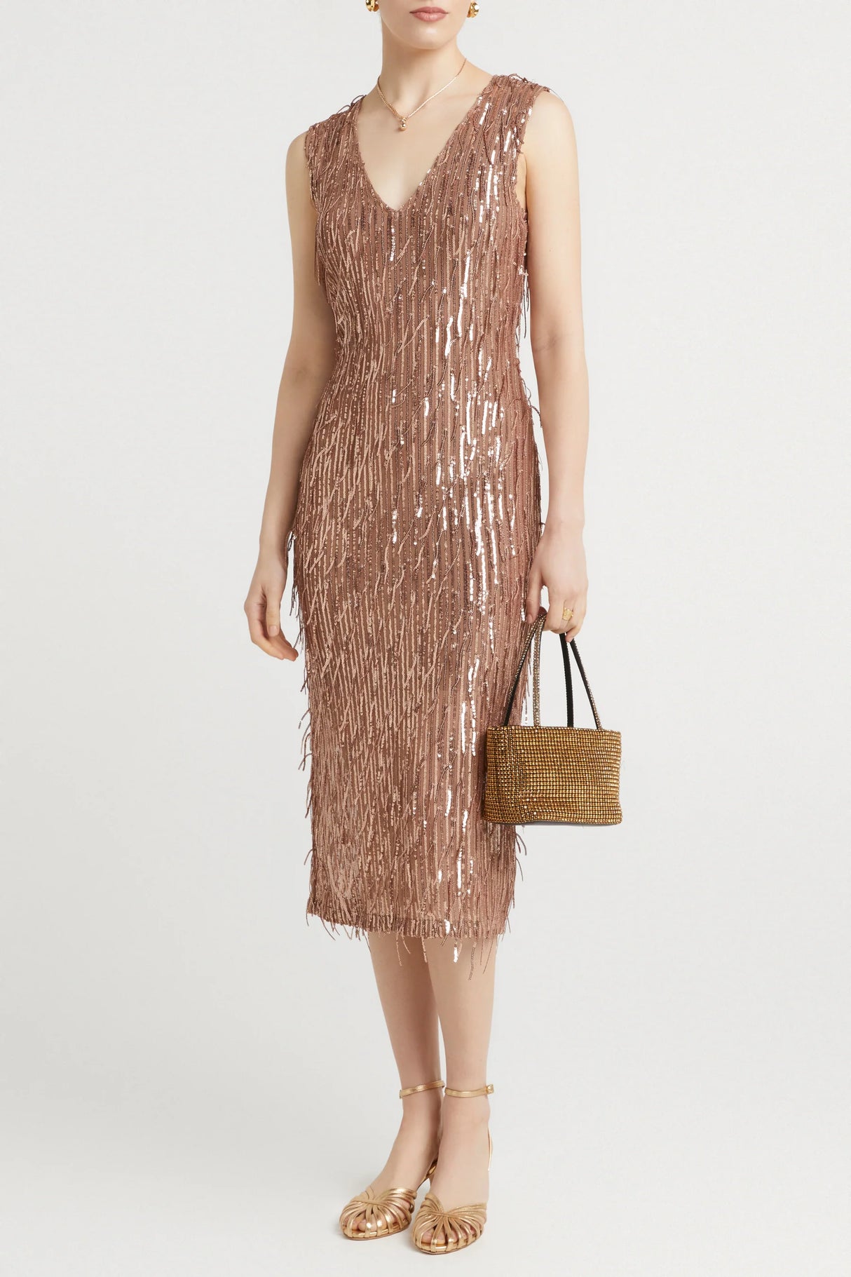 Helena Dress | Bronze