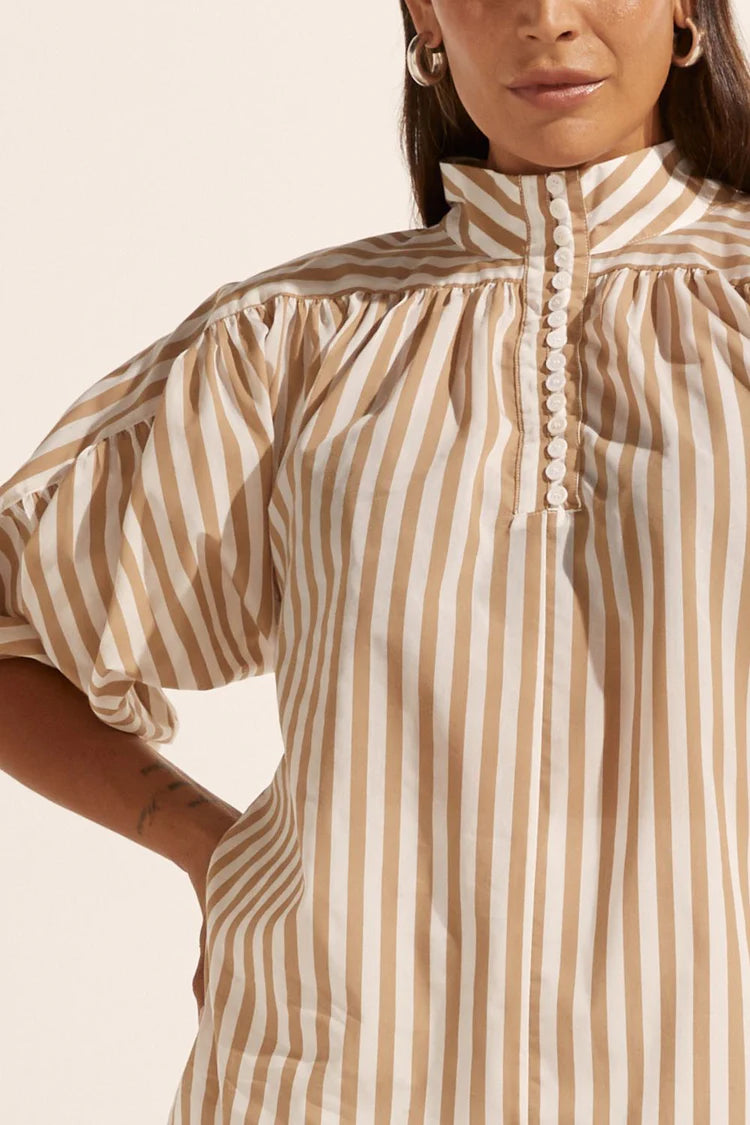 Adage Top | Flax Stripe