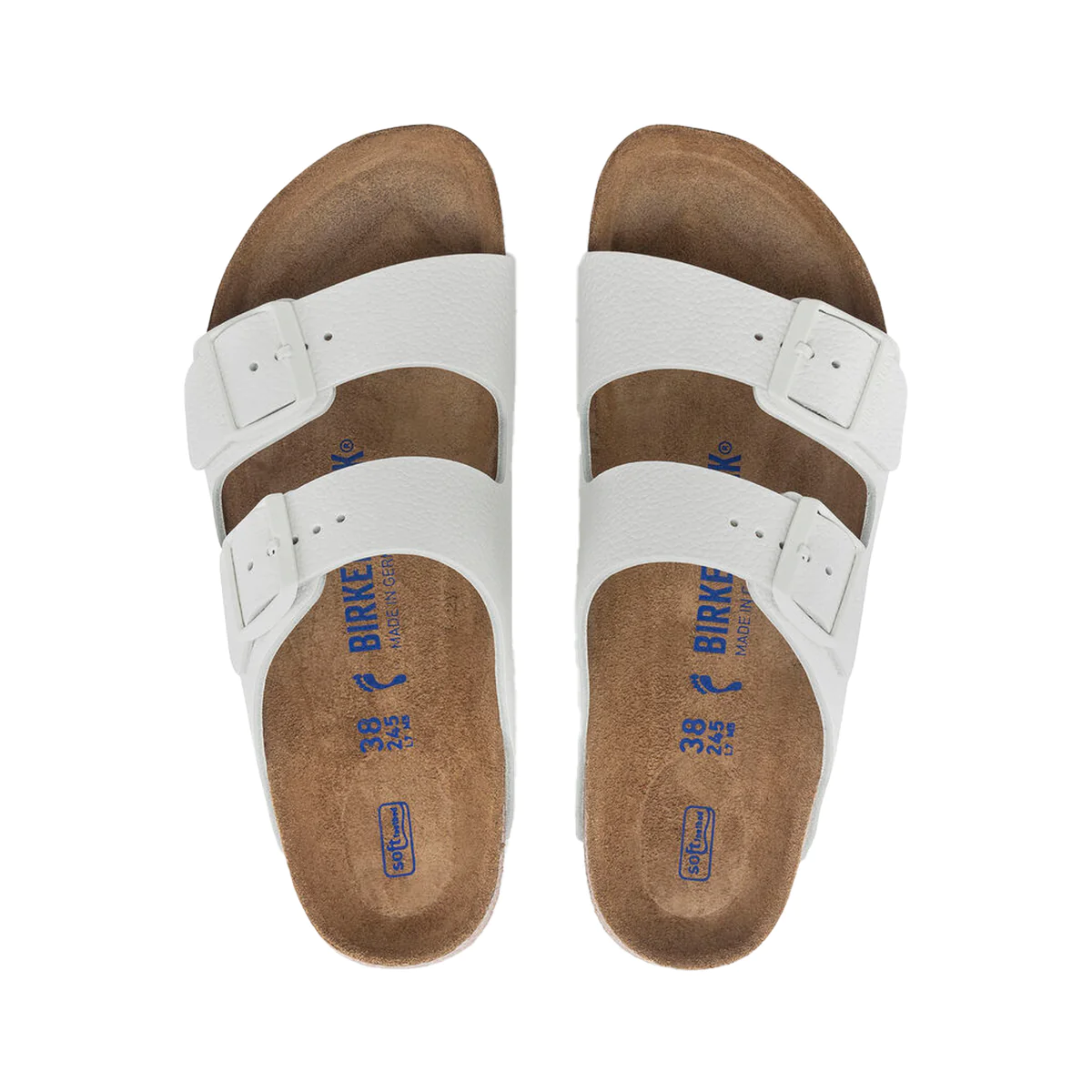 Birkenstock Arizona SFB White Smooth Leather