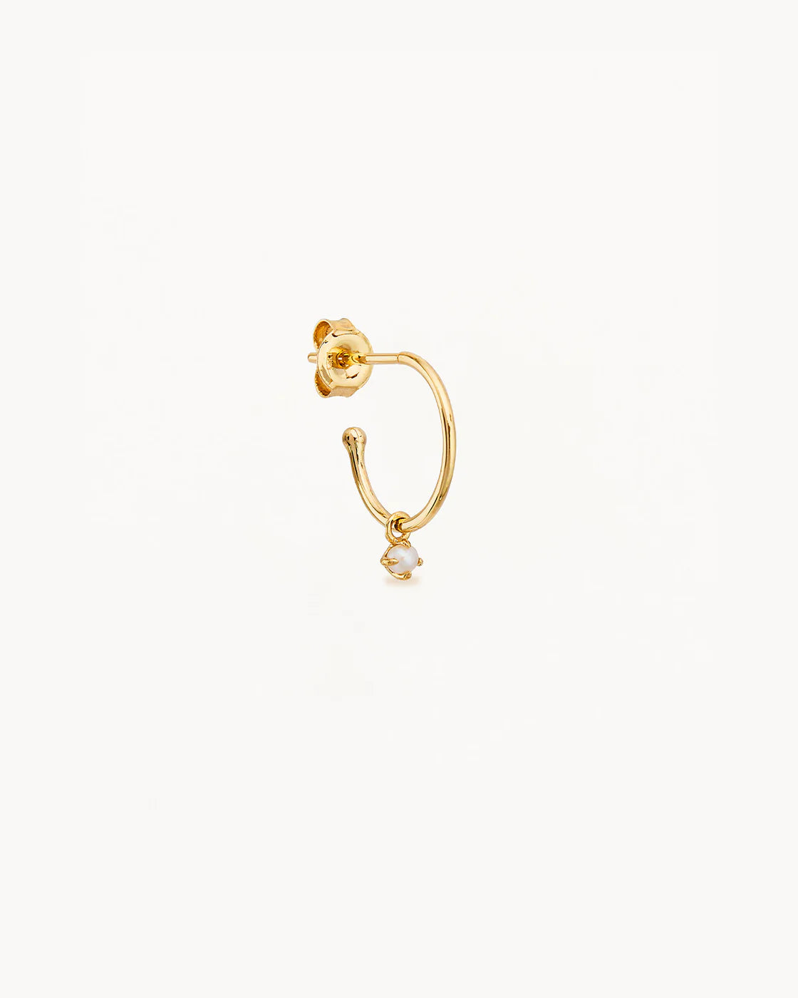 14k Gold Tranquillity Hoop Earrings