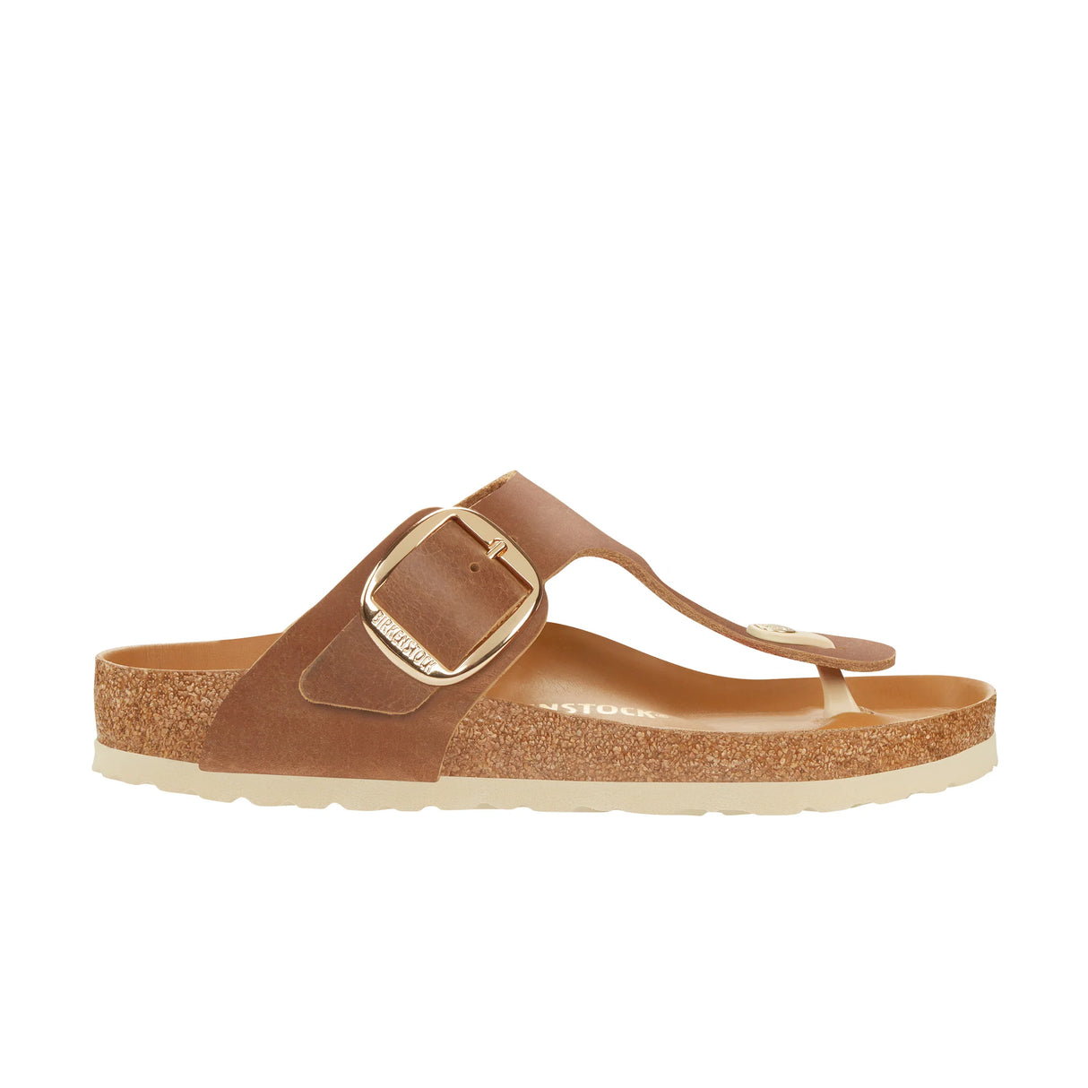 Birkenstock Gizeh Big Buckle Oiled Leather | Cognac