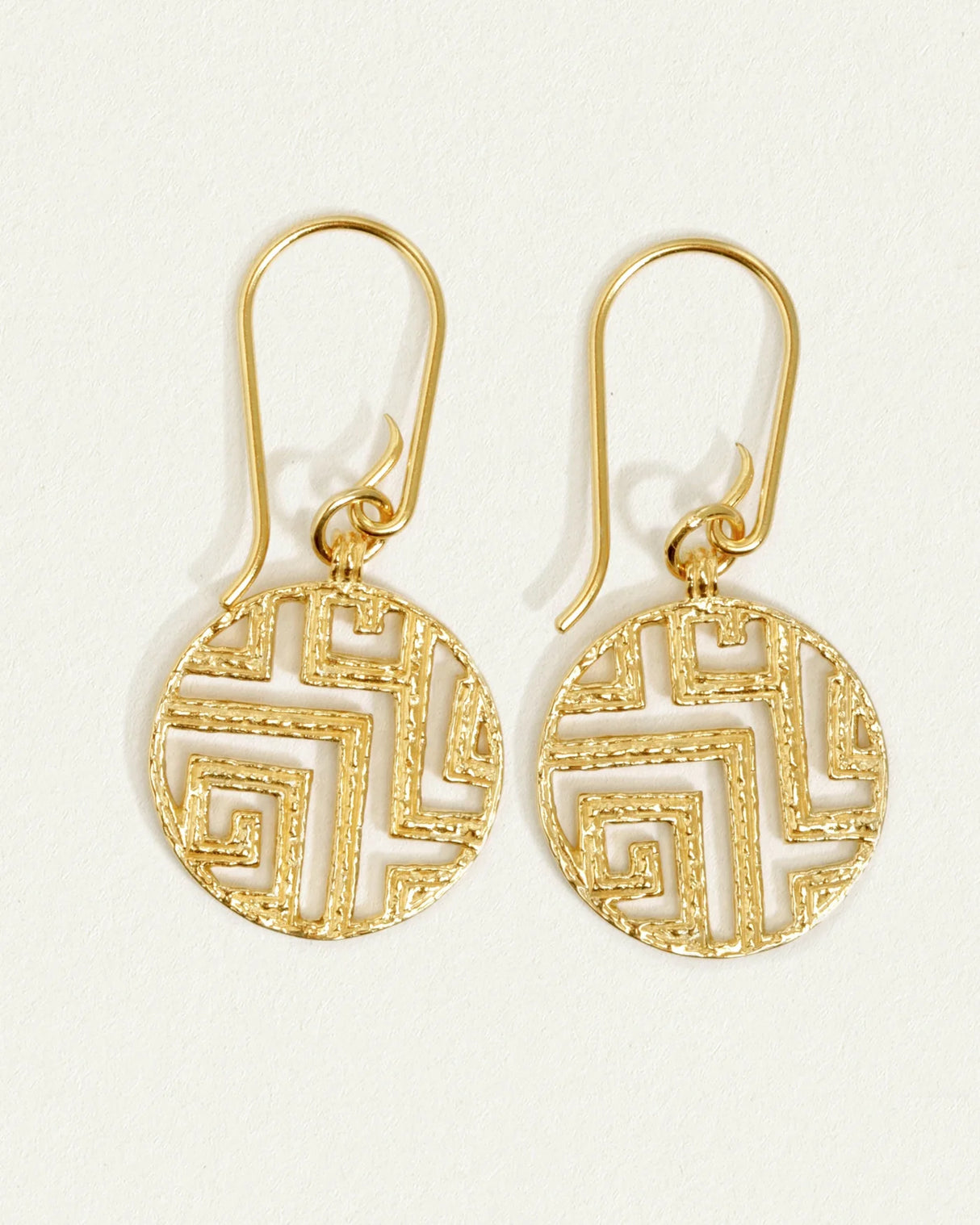 Greca Earrings | Gold Vermeil