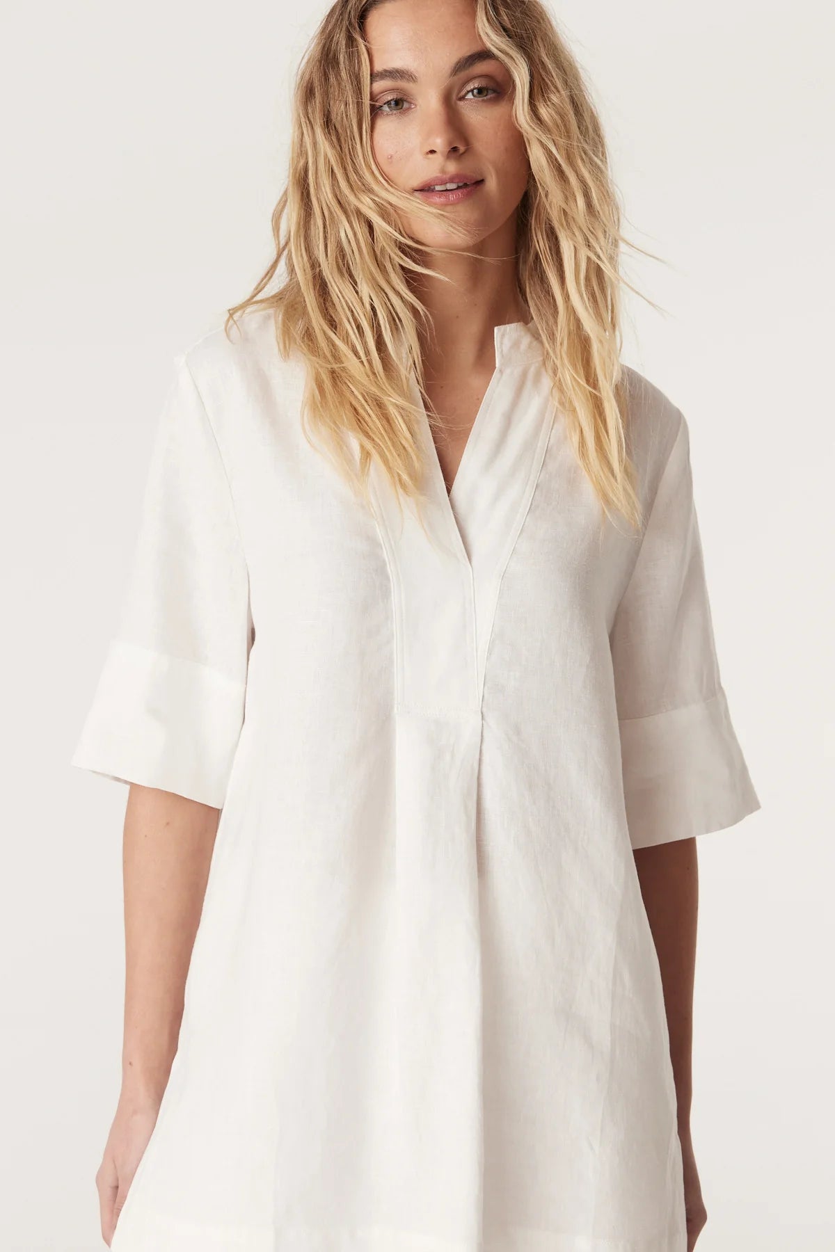 Hayward Linen Blouse | White