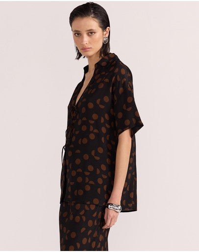 Luella Tie Front Shirt | Spot