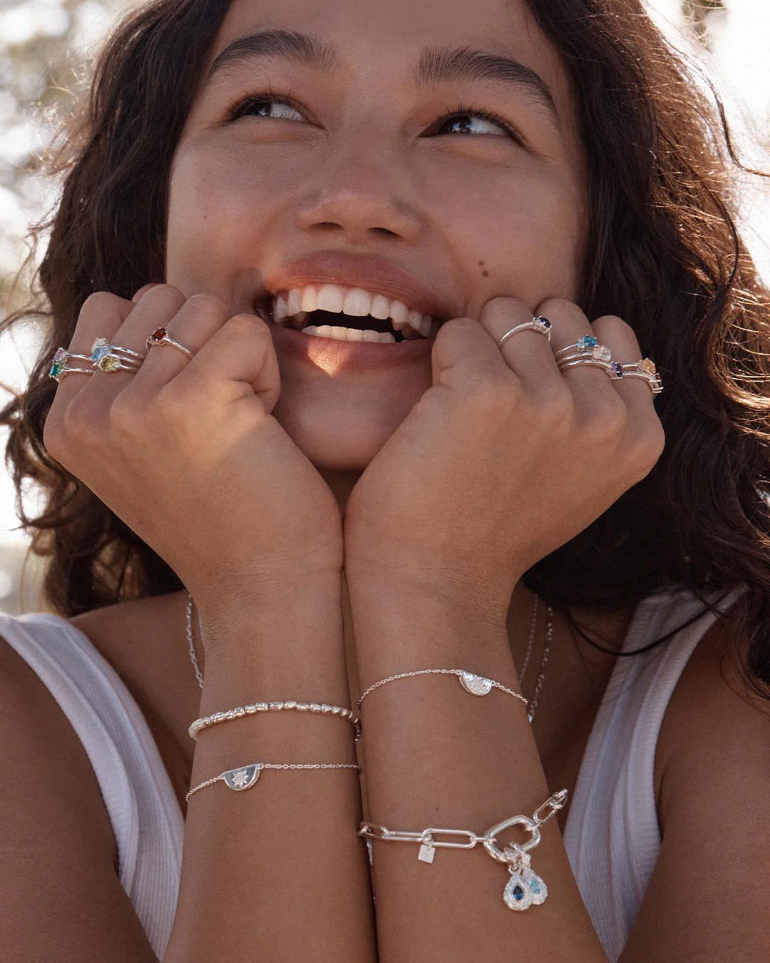 Sterling Silver Lotus Bracelet