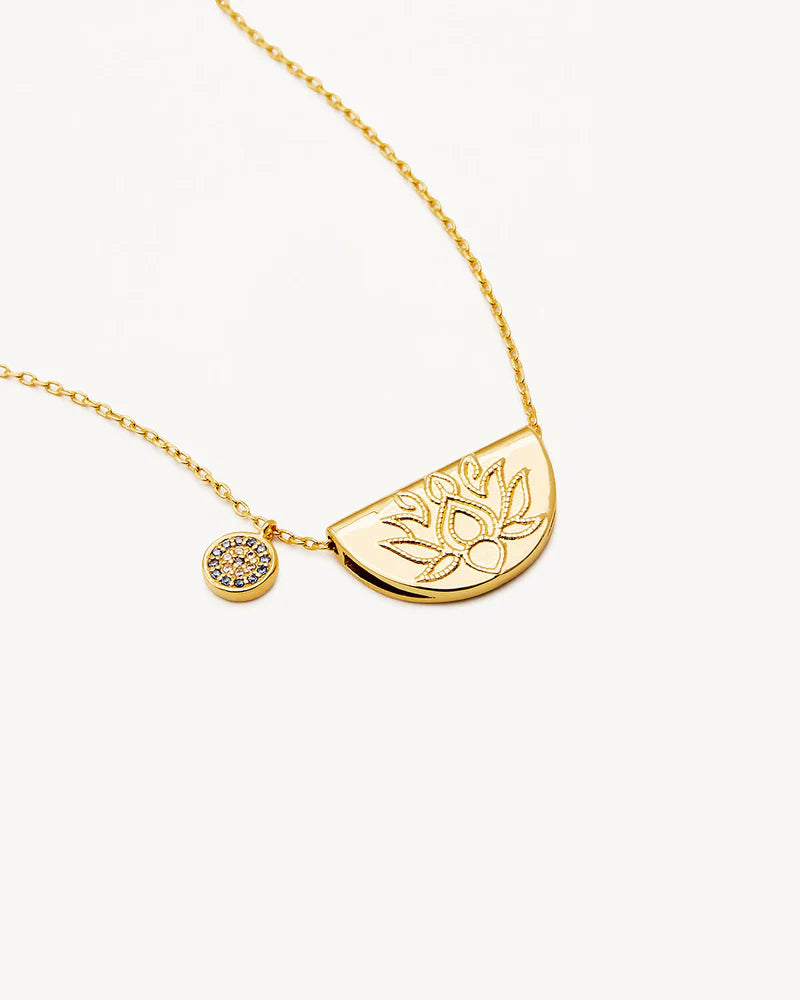 18k Gold Vermeil Lucky Lotus Necklace