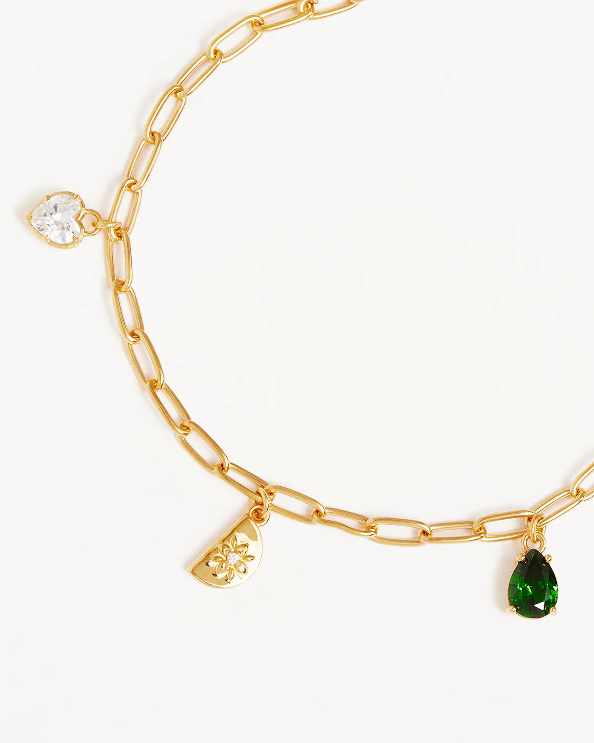 18k Gold Wanderlust Charm Bracelet