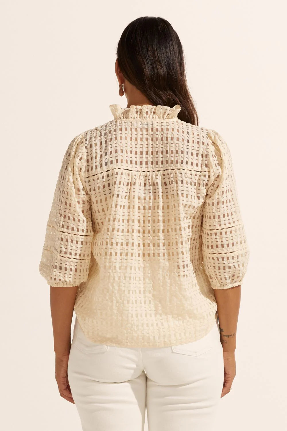 Wayfarer Top | Cream Window