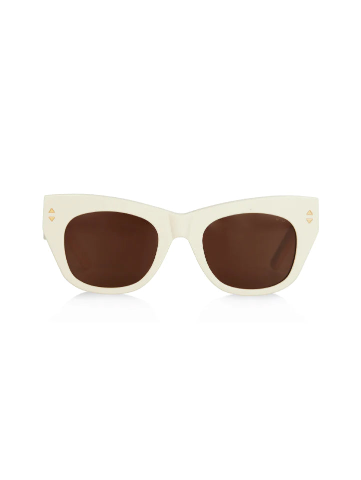 Sunglasses Queen & Moncur | Cream